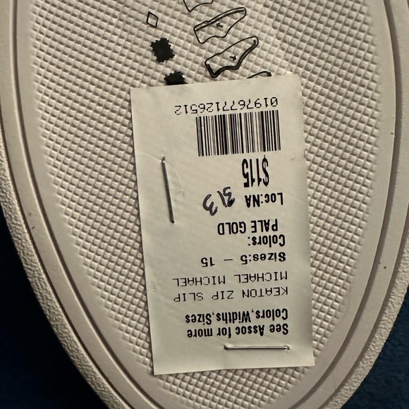 Michaels Kors Women's Keaton Zip Slip-On Sneakers authentic/new/no box - Picture 11 of 14